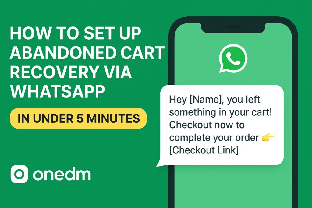 Improve conversations with abandoned cart